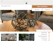 Tablet Screenshot of morningsidecourtsliving.com